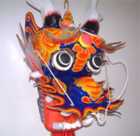 Dragon head detail