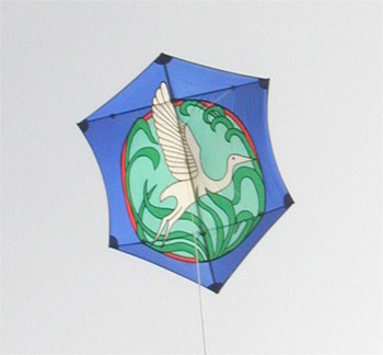 Crane Rokkaku Kite